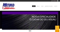 Desktop Screenshot of mitikocabeleireira.com.br